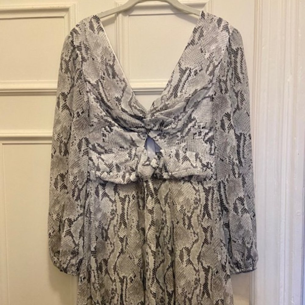 Express Snake Skini Mini Dress